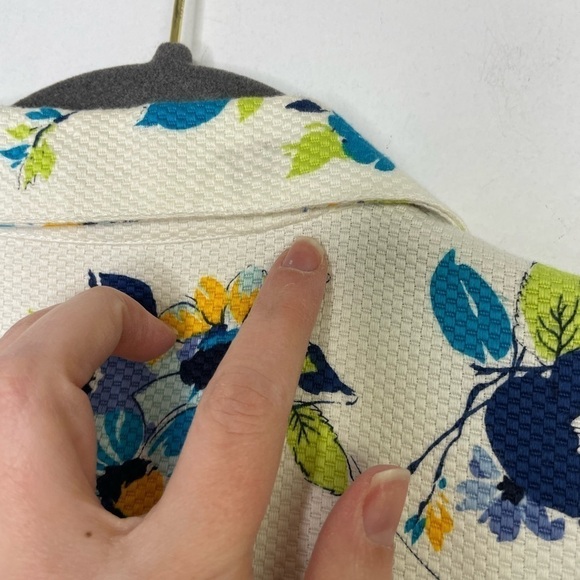VINTAGE floral garden party texture jacket - Picture 6 of 8
